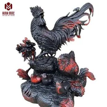 Ổ gà gỗ trắc cao 50cm