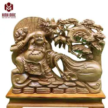 Phỗng kéo bao gỗ xá xị ngang 60cm