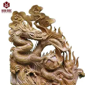 Rồng phun nước gỗ xá xị