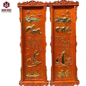 Tranh cha mẹ khung triện