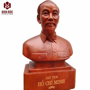 Tượng chân dung Bác Hồ cao 60cm