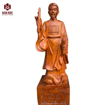 Tượng gỗ Nguyễn Trãi cao 60cm