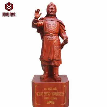 Tượng gỗ Nguyễn Huệ cao 80cm