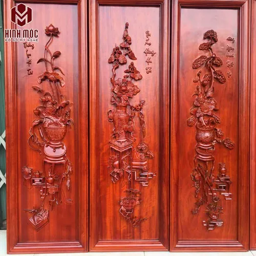 Tranh gỗ tứ bình