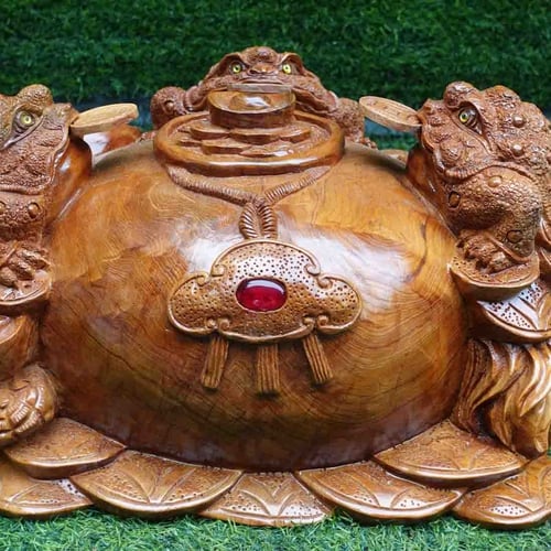 Chum cóc tam cóc trấn bình gỗ ngọc am