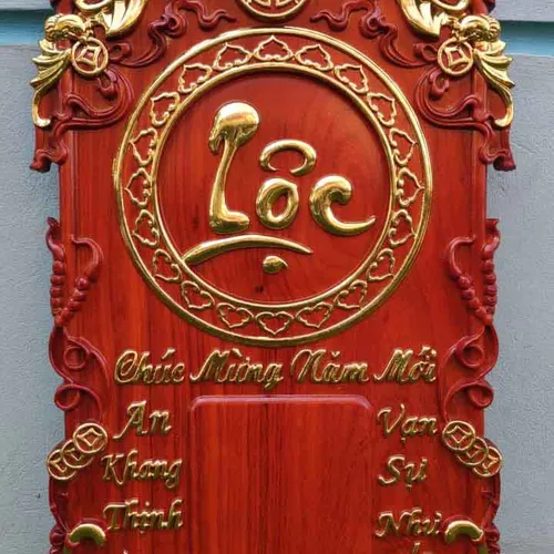 Lịch gỗ chữ Lộc