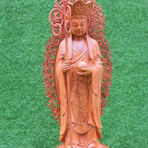 Địa tạng vương Bồ Tát gỗ hương 