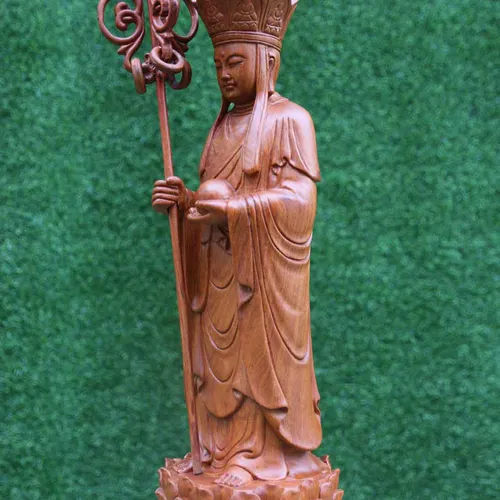 Địa tạng vương Bồ Tát gỗ hương 