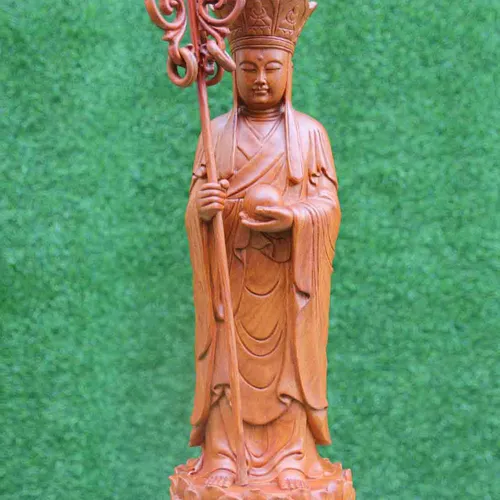 Địa tạng vương Bồ Tát gỗ hương 