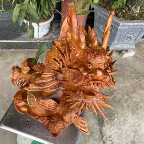 Cá chép vượt vũ môn cao 70cm to đẹp!