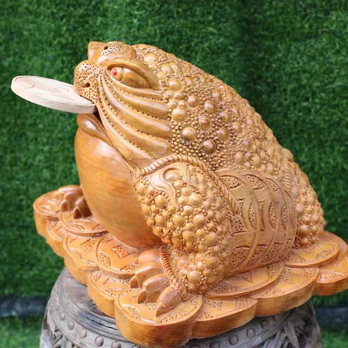 Thiềm thừ ngọc am ngang 40cm