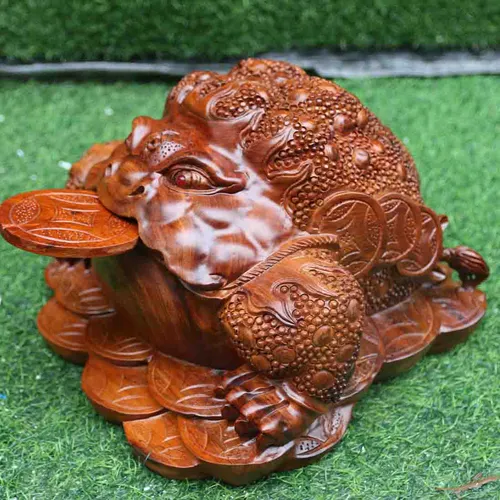 Cóc gỗ hương ngang 35cm giá rẻ