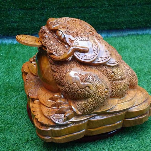 Thiềm thừ ngọc am cao 33 ngang 50cm 25kg
