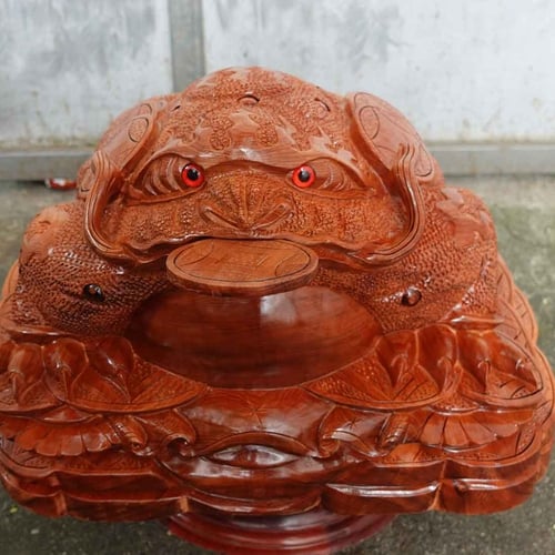 Cóc gỗ ngọc am cao 30 ngang 50cm
