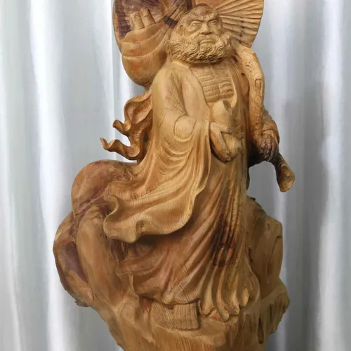 Đạt Ma xách giầy cao 60cm gỗ ngọc am