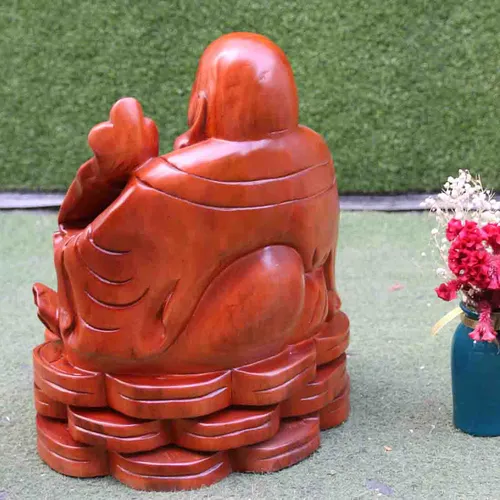 Di Lặc gỗ xà cừ giá rẻ