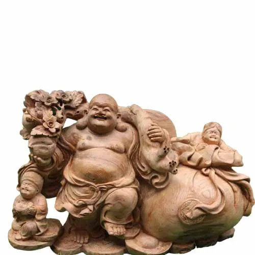 Di Lặc kéo bao gỗ Ngọc Am