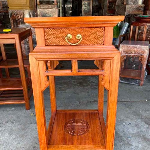 Đôn gấm mặt vuông 38 cao 80cm