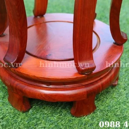 Đôn lá trầu gỗ hương loại 2 đế cao 60 đến 80cm