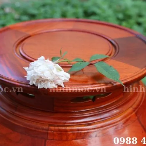 Đôn lá trầu gỗ hương loại 2 đế cao 60 đến 80cm