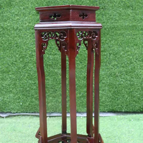 Đôn lục giác gỗ lim giá rẻ