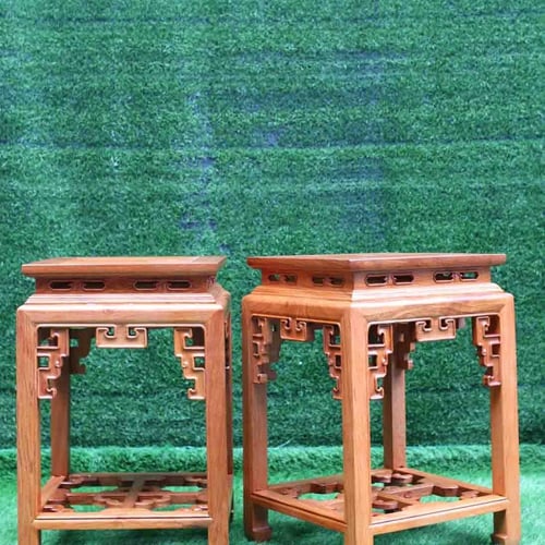 Đôn triện đóng mộng cao 60cm mặt vuông 38cm