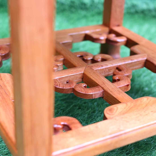 Đôn triện đóng mộng cao 60cm mặt vuông 38cm