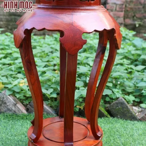 Đôn lá trầu gỗ hương loại 2 đế cao 60 đến 80cm