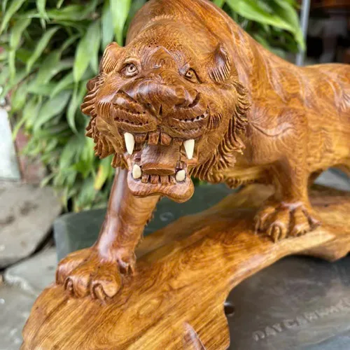 Hổ gỗ hương dài 60cm