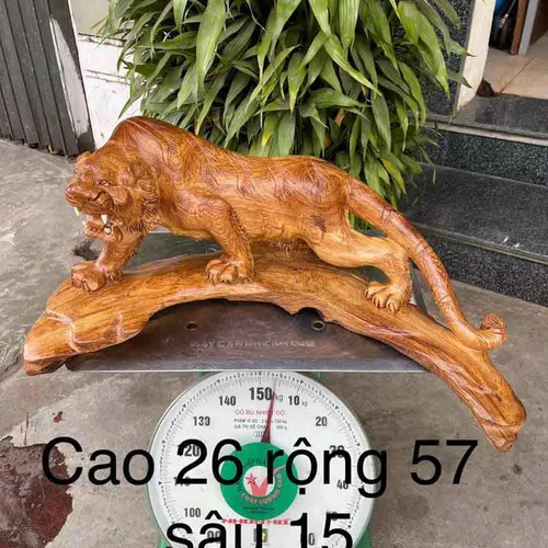 Hổ gỗ hương dài 60cm