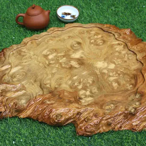 Khay trà gỗ nu nghiến