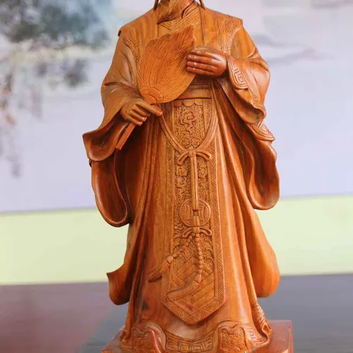 Khổng Minh cao 60cm đục tay