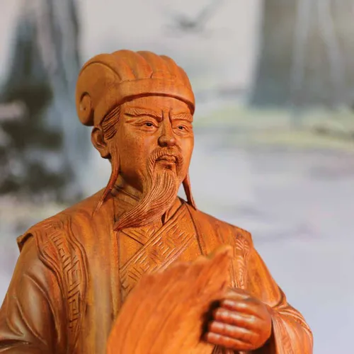 Khổng Minh cao 60cm đục tay