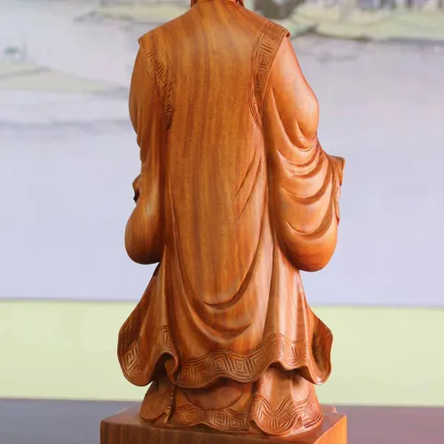 Khổng Minh cao 60cm đục tay