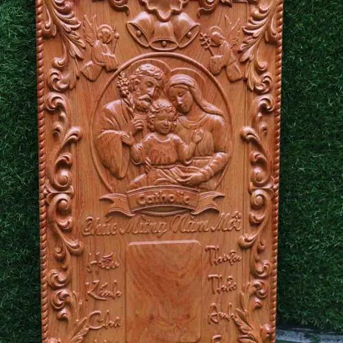 Lốc lịch gỗ thánh gia - Gia đình Thiên Chúa