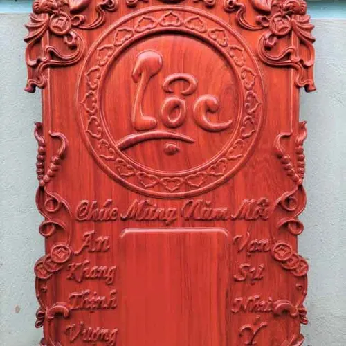 Lịch gỗ chữ Lộc