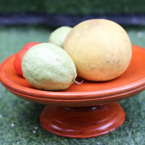 Mâm bồng gỗ hương đá 35cm