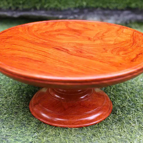 Mâm bồng gỗ hương đá 35cm