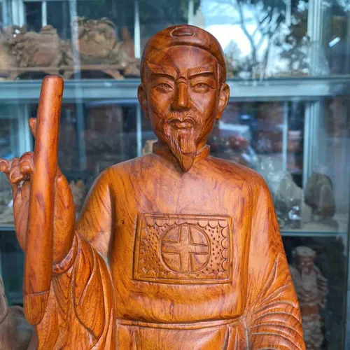 Tượng gỗ Nguyễn Trãi cao 60cm