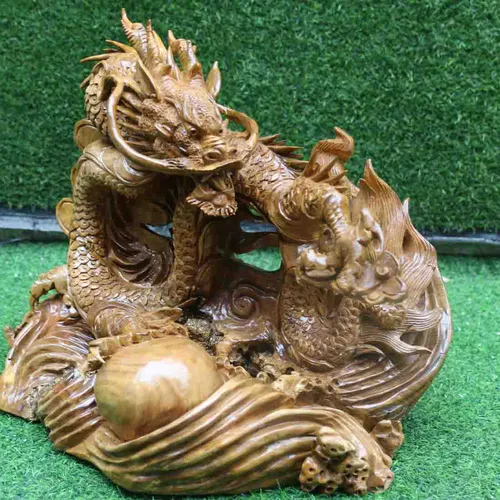 Nhất long vờn ngọc gỗ xá xị
