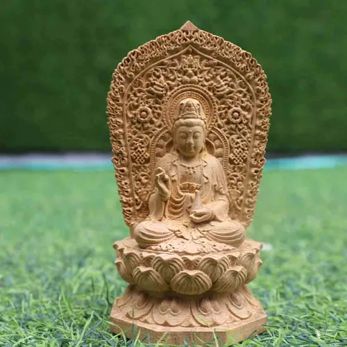 Tượng Phật 2 mặt để xe ô tô