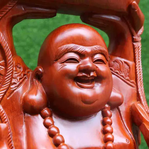 Di Lặc bê thỏi vàng cao 80cm