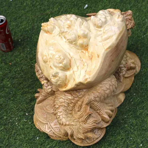 Rùa đầu rồng gỗ nghiến dài 45cm