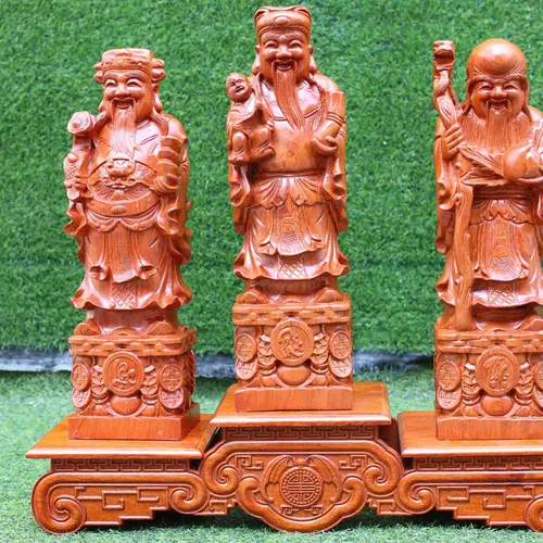 Tam cấp mặt liền chân cuốn gỗ hương 