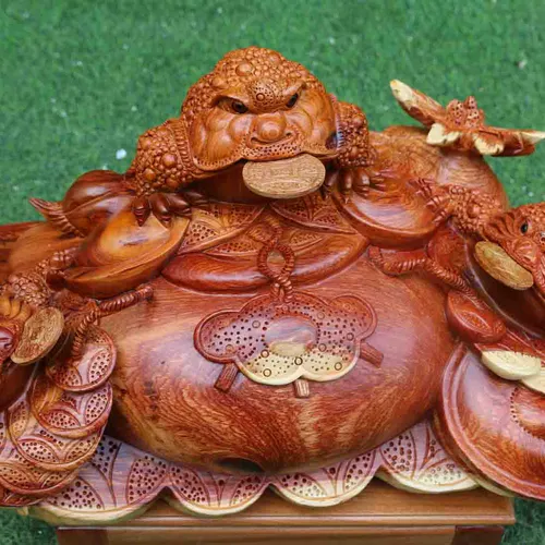 Tượng Tam Cóc chấn chum tiền
