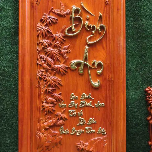 Tranh chữ bình an