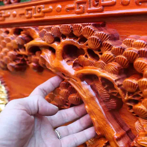 Tranh mã đáo thành công khung đục mẫu mới