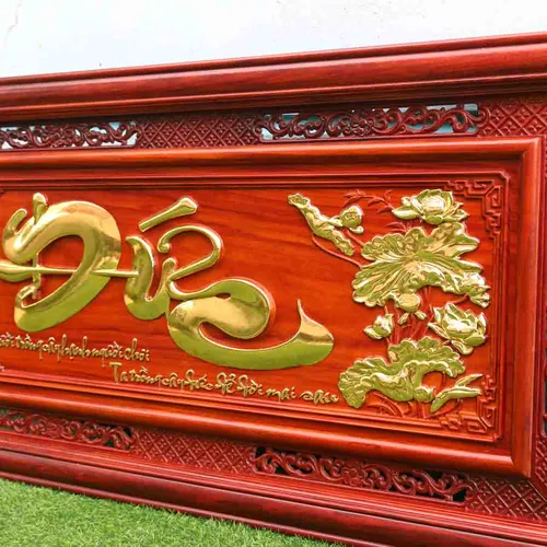 Tranh gỗ chữ Đức