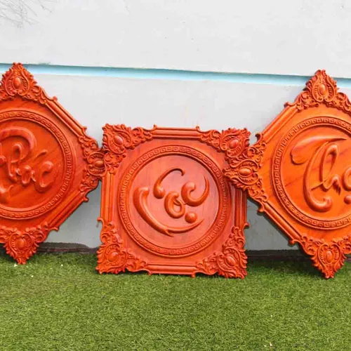 Tranh 3 chữ Phước Lộc Thọ 45cm