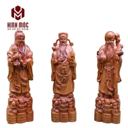 3 ông Phúc Lộc Thọ cao 60cm giá rẻ